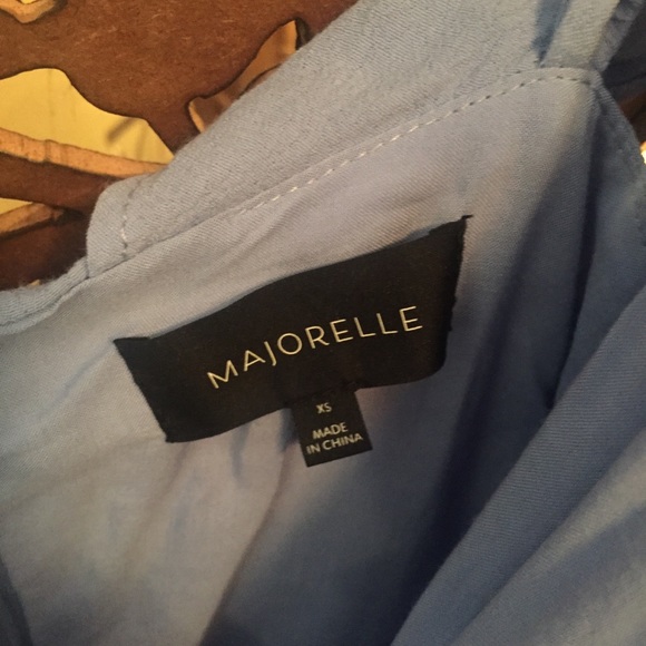 Majorelle x Revolve Blue Ruffle Salsa Dress - Picture 4 of 5